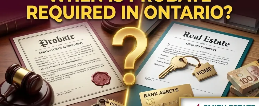 When Is Probate Required in Ontario? Real Estate, Banks & Asset Rules